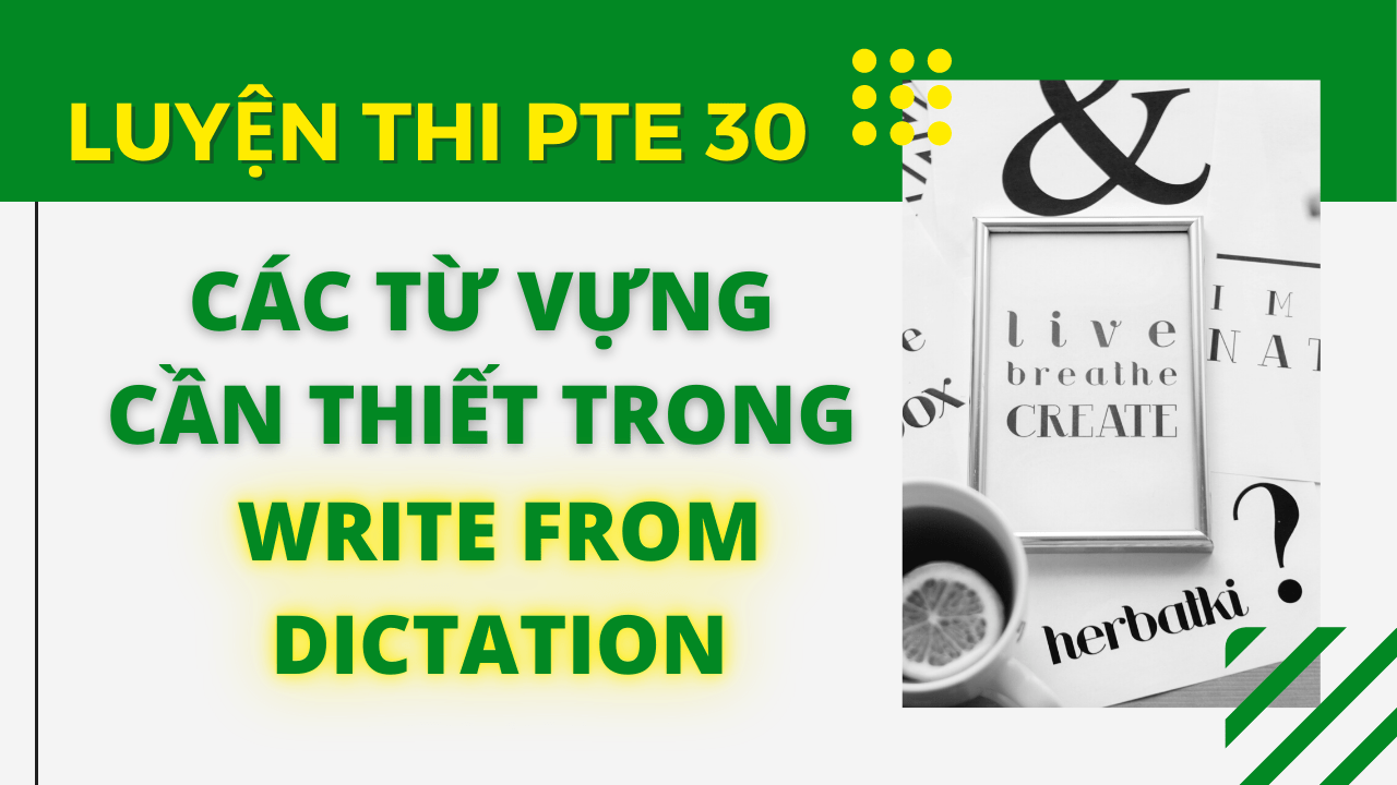 luyện thi pte 30