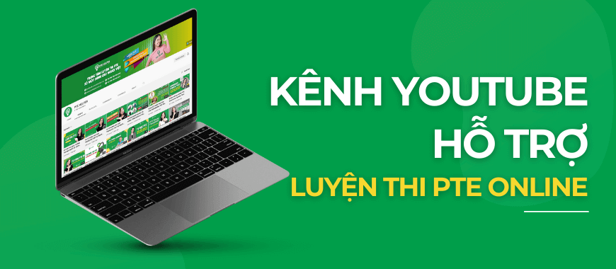 kênh youtube luyện thi pte
